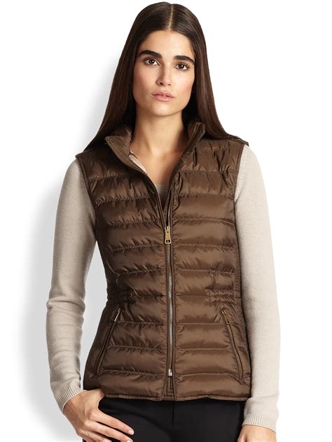 burberry brit vest|Burberry puffer vest.